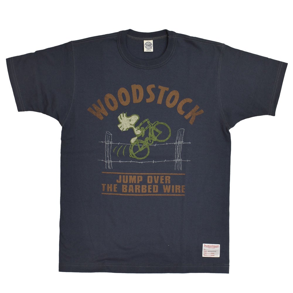 トイズマッコイ (TOYS McCOY) PEANUTS TEE -WOODSTOCK KING OF COOL- 半袖プリントTシャツ スヌーピー ウッドストック TMC2628　120.BLUE