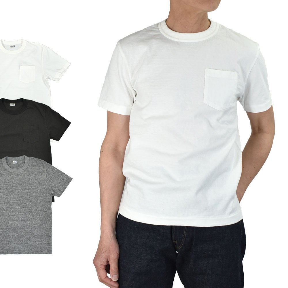 ストラスバーガー (STRASSBURGER&Co.) GRAVITEE S/S POCKET TEE ポケット半袖Tシャツ ポケT 無地T GVT-901