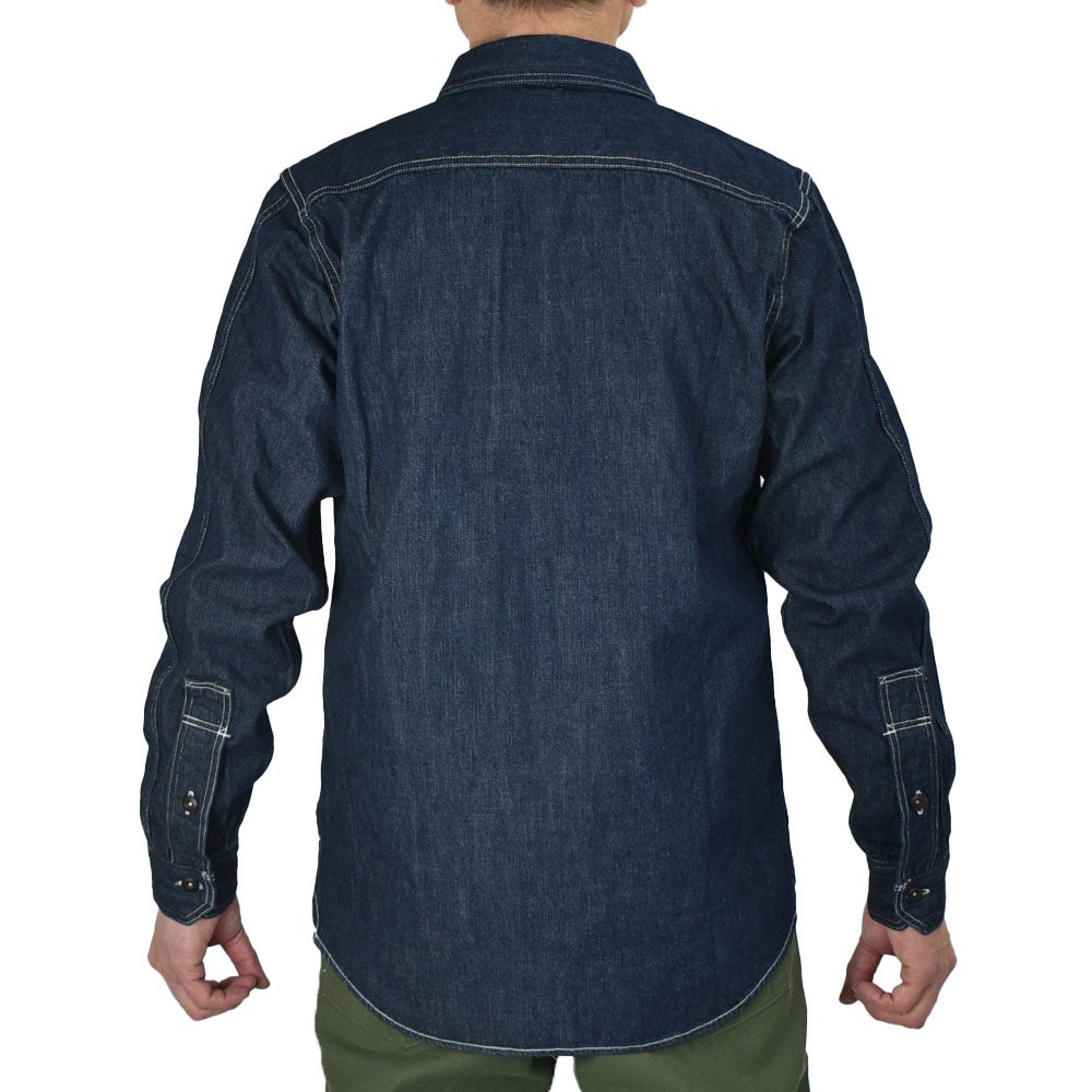 フリーホイーラーズ (FREEWHEELERS) -Birner- MECHANIC SHIRT Vintage Style 8.5oz Indigo Denim 長袖デニムシャツ 2623002