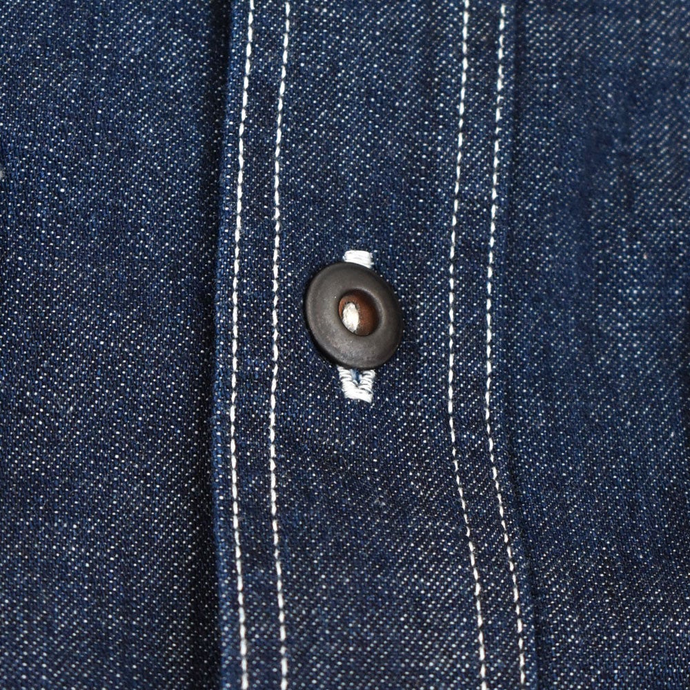 フリーホイーラーズ (FREEWHEELERS) -Birner- MECHANIC SHIRT Vintage Style 8.5oz Indigo Denim 長袖デニムシャツ 2623002