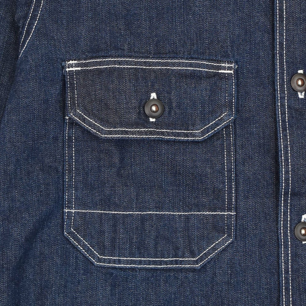 フリーホイーラーズ (FREEWHEELERS) -Birner- MECHANIC SHIRT Vintage Style 8.5oz Indigo Denim 長袖デニムシャツ 2623002