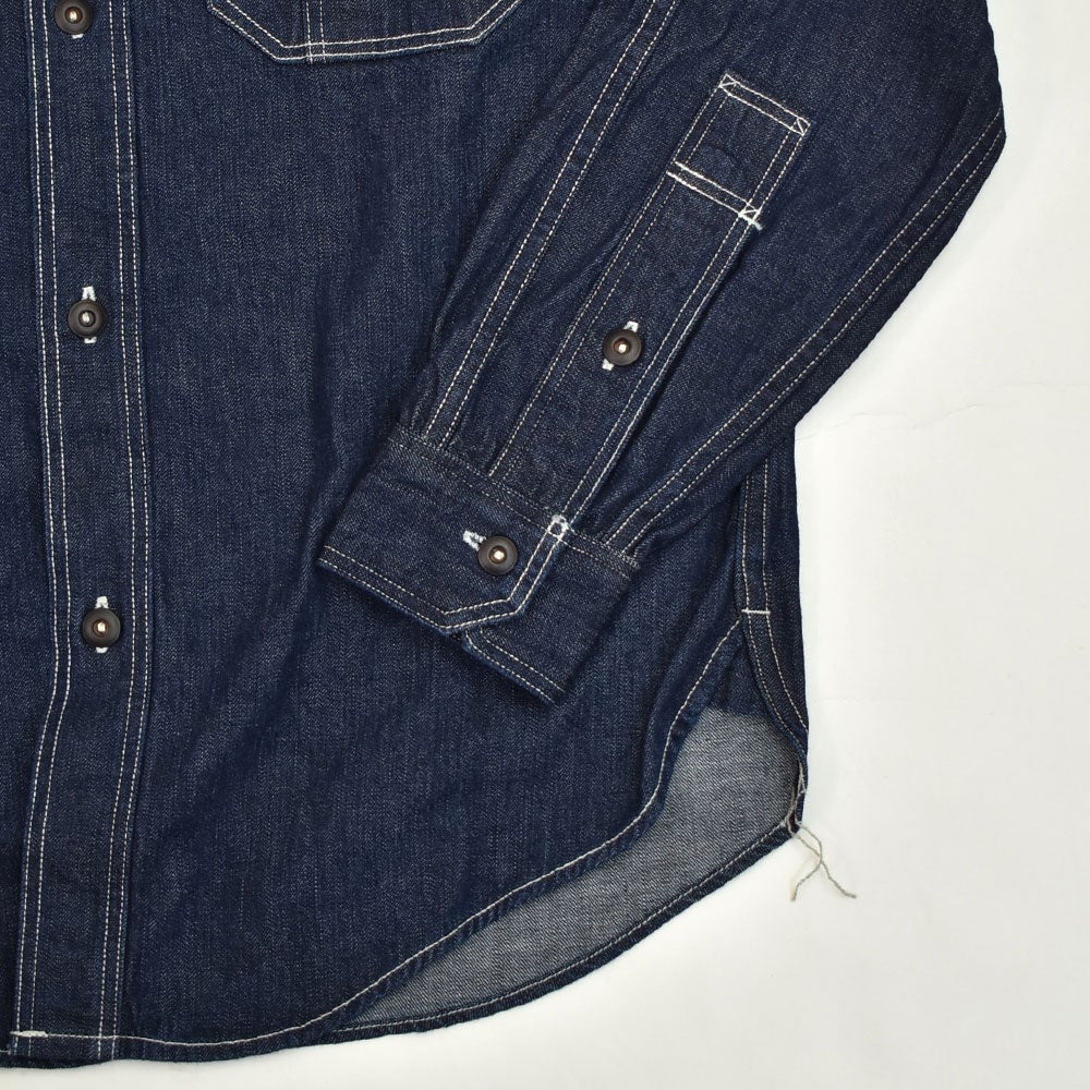 フリーホイーラーズ (FREEWHEELERS) -Birner- MECHANIC SHIRT Vintage Style 8.5oz Indigo Denim 長袖デニムシャツ 2623002