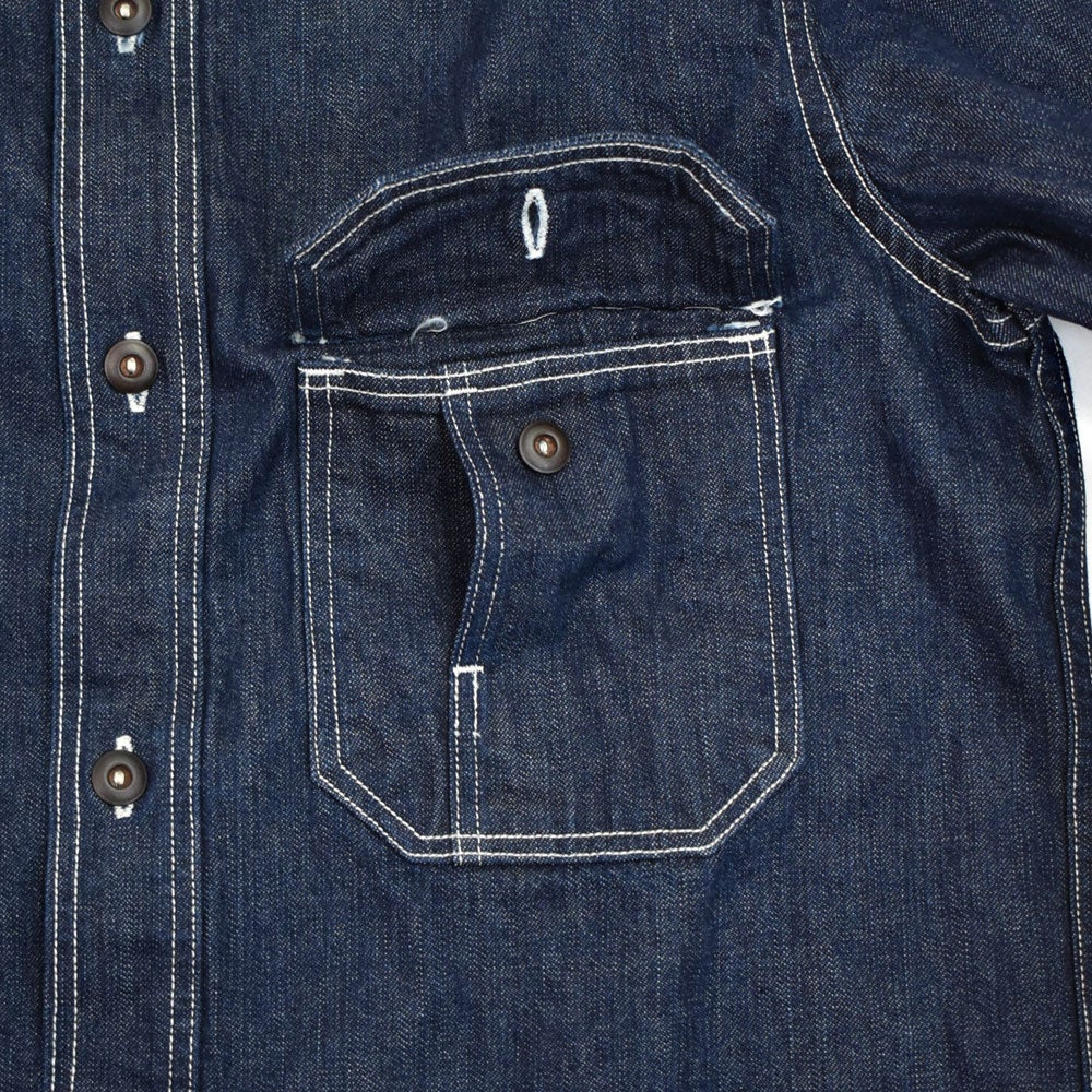 フリーホイーラーズ (FREEWHEELERS) -Birner- MECHANIC SHIRT Vintage Style 8.5oz Indigo Denim 長袖デニムシャツ 2623002