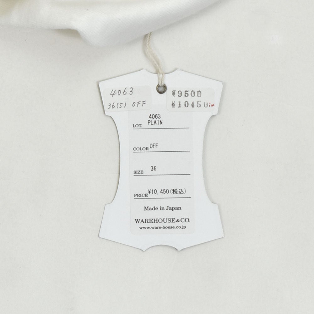 ウエアハウス (WAREHOUSE) Lot 4063 7分袖フットボールT 無地 ロンT