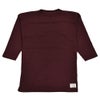 ウエアハウス (WAREHOUSE) Lot 4063 7分袖フットボールT 無地 ロンT ボルドー