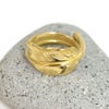 ラリースミス (LARRY SMITH) 18K GOLD KAZEKIRI FEATHER RING No. 20 ゴールドアクセサリー リング 指輪 EFRG-0020-18KYG