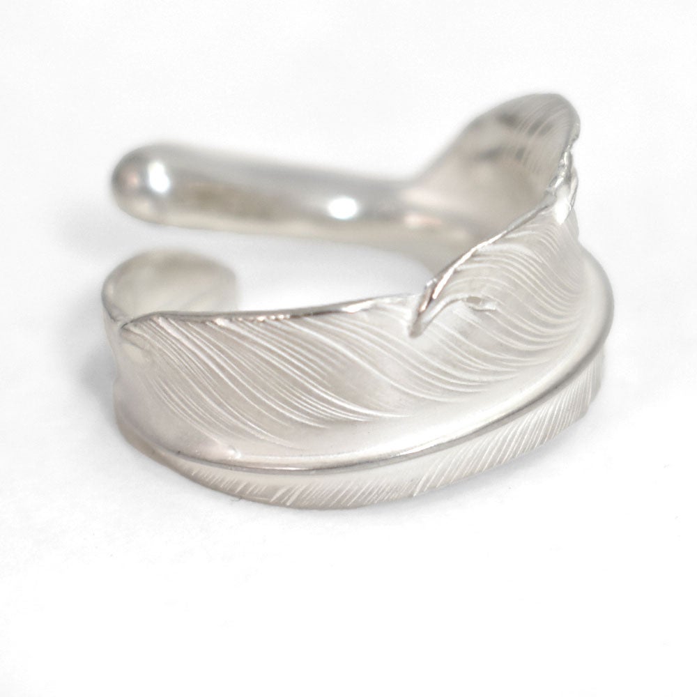 ラリースミス (LARRY SMITH) NATABANE FEATHER RING シルバー