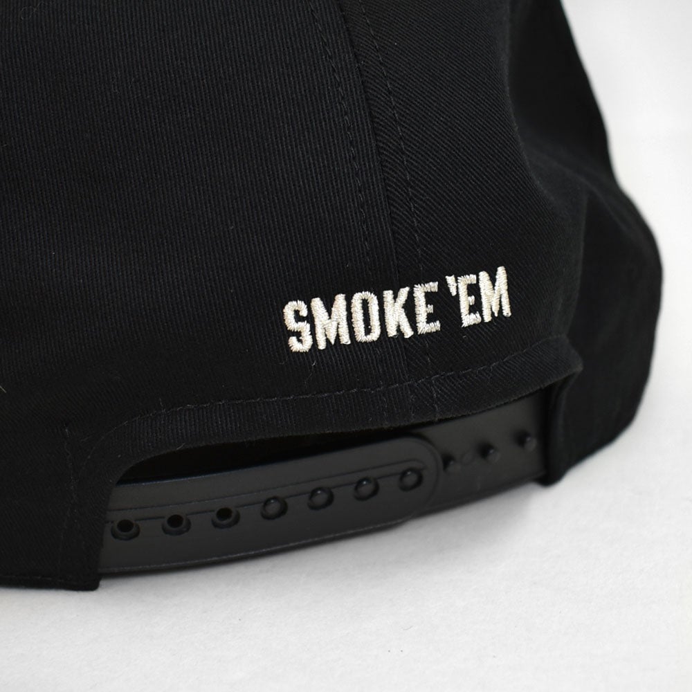 フリーホイーラーズ (FREEWHEELERS) -SMOKE EM- TRUCKER CAP Vintage Style Cotton Twill BLACK BLUE MUSTARD トラッカーキャップ メッシュキャップ 帽子 2627003