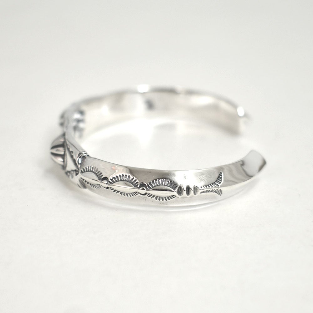 ラリースミス (LARRY SMITH) FLAT TOP TRIANGLE BRACELET (RHOMBUS, 2