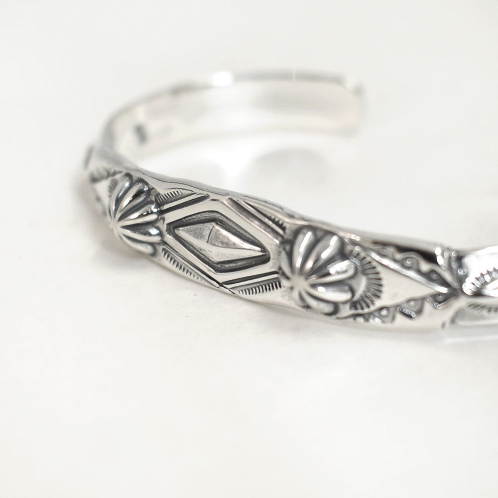 ラリースミス (LARRY SMITH) FLAT TOP TRIANGLE BRACELET (RHOMBUS, 2 SHELLS) シルバーアクセサリー ブレスレット BR-0164