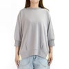ケレン (KELEN) -DEBBIE- COTTON JERSEY PULLOVER コットンジャージー裾配色プルオーバー 5分丈袖Tシャツ ボックスシルエット LKL26SCS2029