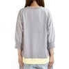 ケレン (KELEN) -DEBBIE- COTTON JERSEY PULLOVER コットンジャージー裾配色プルオーバー 5分丈袖Tシャツ ボックスシルエット LKL26SCS2029