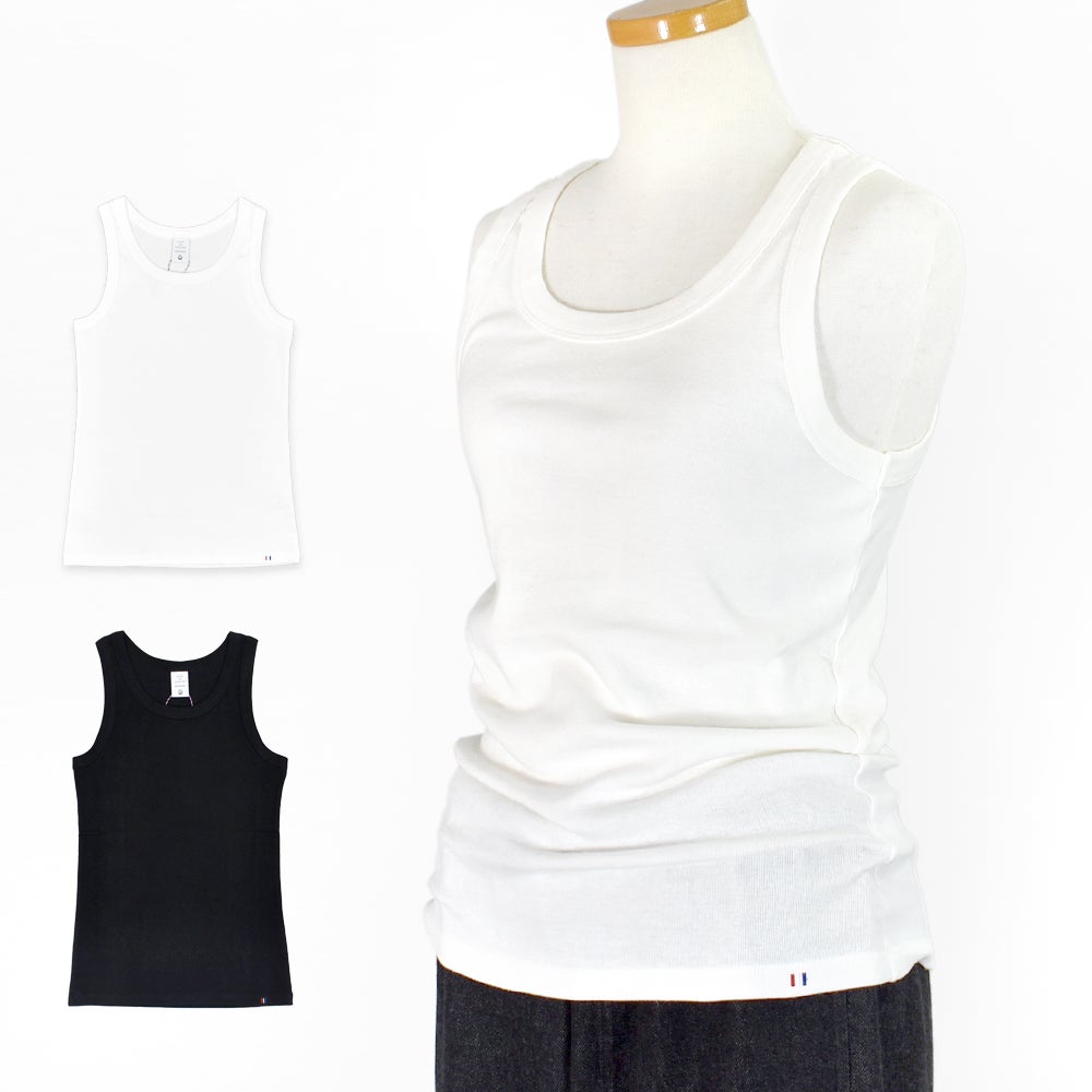 ポンデシャロン (PONT DE CHALONS) 【日本製】トロワタンクPO 無地タンクトップ 20610132