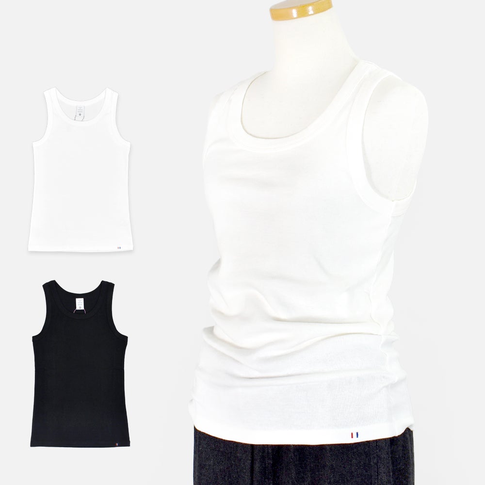 ポンデシャロン (PONT DE CHALONS) 【日本製】トロワタンクPO 無地タンクトップ 20610132