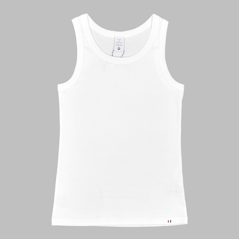 ポンデシャロン (PONT DE CHALONS) 【日本製】トロワタンクPO 無地タンクトップ 20610132 10.オフホワイト