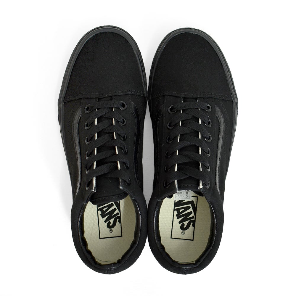 バンズ/ヴァンズ (VANS) UA Old Skool Black/Black オールドスクール 靴 ローカットスニーカー VN000D3HBKA