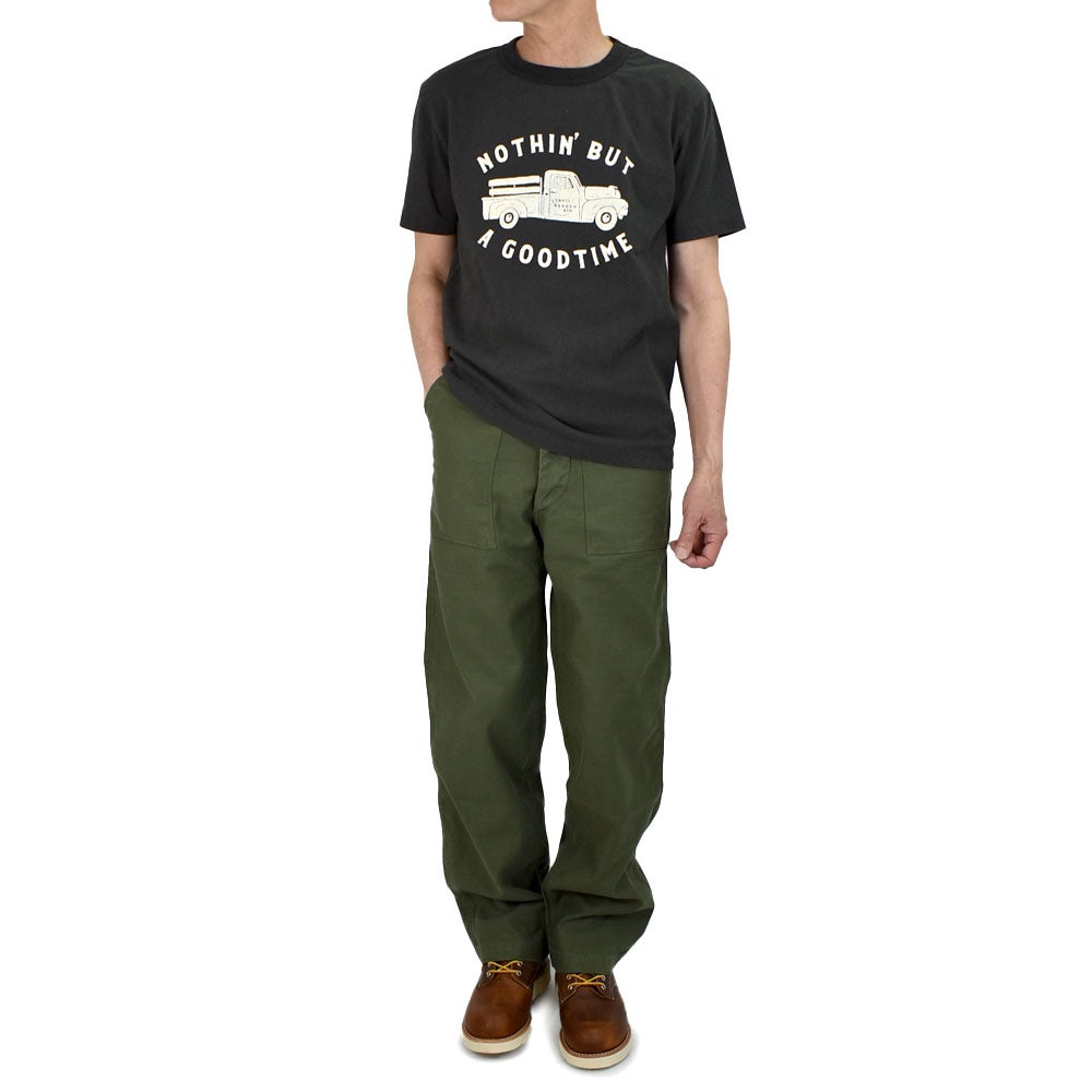 ストラスバーガー (STRASSBURGER&Co.) TRUCK 半袖プリントTシャツ GVT-902 BLACK