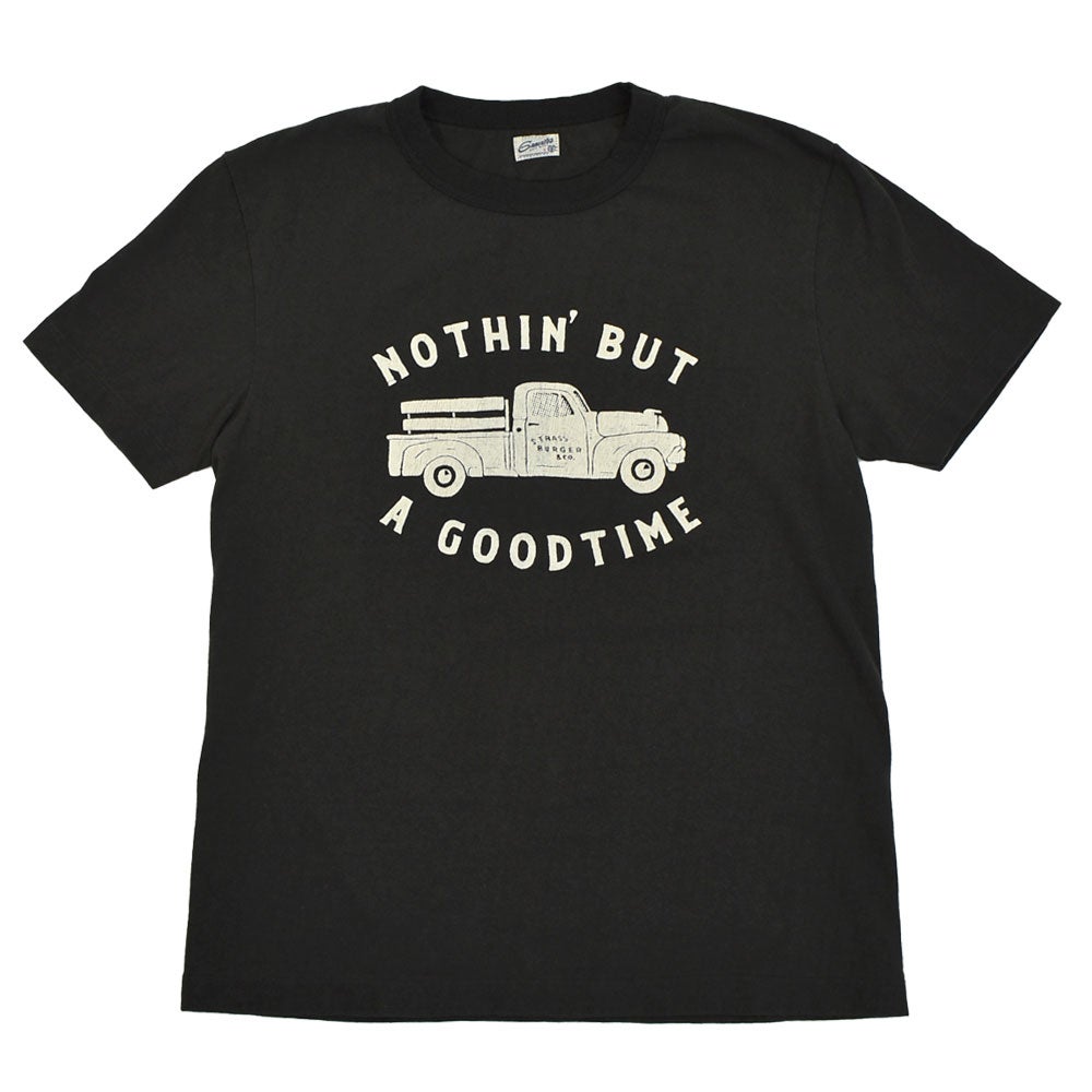 ストラスバーガー (STRASSBURGER&Co.) TRUCK 半袖プリントTシャツ GVT-902 BLACK