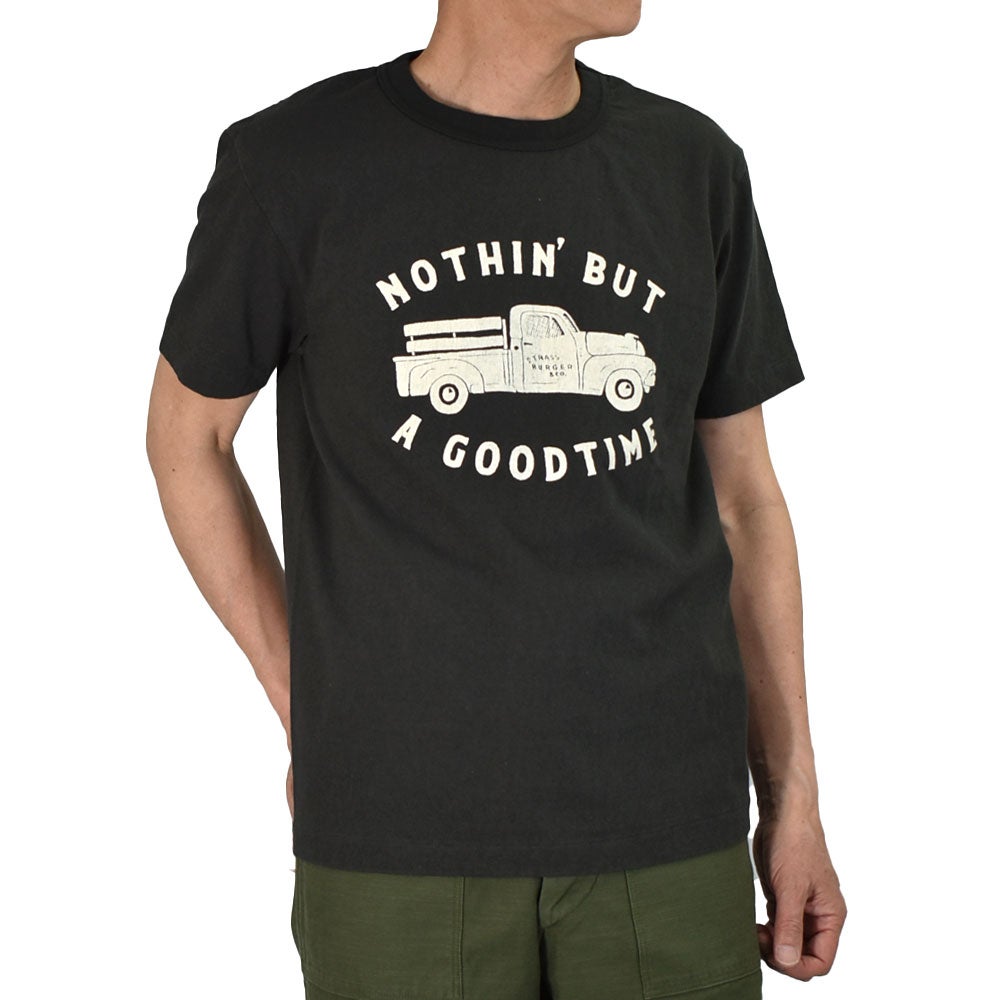 ストラスバーガー (STRASSBURGER&Co.) TRUCK 半袖プリントTシャツ GVT-902 BLCK