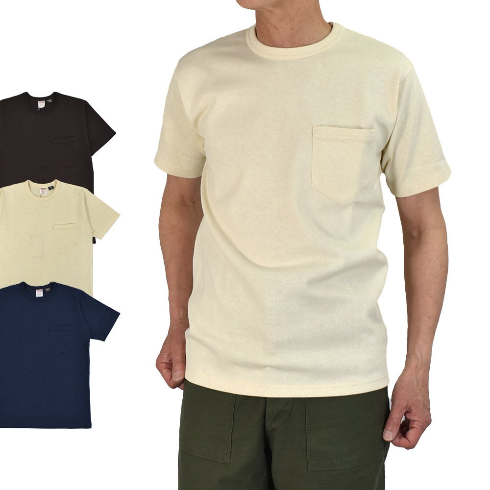 フリーホイーラーズ(FREEWHEELERS)SHORT SLEEVE POCKET T-SHIRT 半袖ポケットTシャツ ポケT 2625009