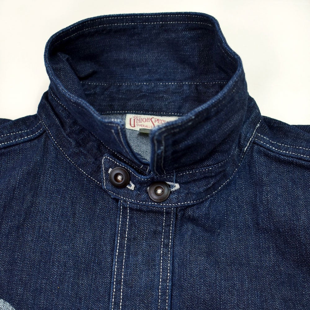 フリーホイーラーズ (FREEWHEELERS) HOTRODDER CUSTOM -V8 ROADSTER- -Birner- MECHANIC SHIRT Vintage Style 8.5oz Indigo Denim 長袖デニムシャツ カスタム 2623003