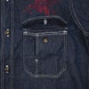 フリーホイーラーズ (FREEWHEELERS) HOTRODDER CUSTOM -V8 ROADSTER- -Birner- MECHANIC SHIRT Vintage Style 8.5oz Indigo Denim 長袖デニムシャツ カスタム 2623003