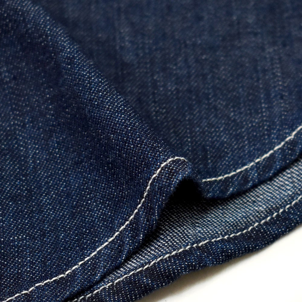 フリーホイーラーズ (FREEWHEELERS) HOTRODDER CUSTOM -V8 ROADSTER- -Birner- MECHANIC SHIRT Vintage Style 8.5oz Indigo Denim 長袖デニムシャツ カスタム 2623003