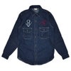 フリーホイーラーズ (FREEWHEELERS) HOTRODDER CUSTOM -V8 ROADSTER- -Birner- MECHANIC SHIRT Vintage Style 8.5oz Indigo Denim 長袖デニムシャツ カスタム 2623003
