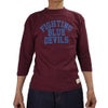 ウエアハウス (WAREHOUSE) Lot 4063 7分袖ベースボールT BLUE DEVILS プリントTシャツ ロンT