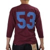 ウエアハウス (WAREHOUSE) Lot 4063 7分袖ベースボールT BLUE DEVILS プリントTシャツ ロンT