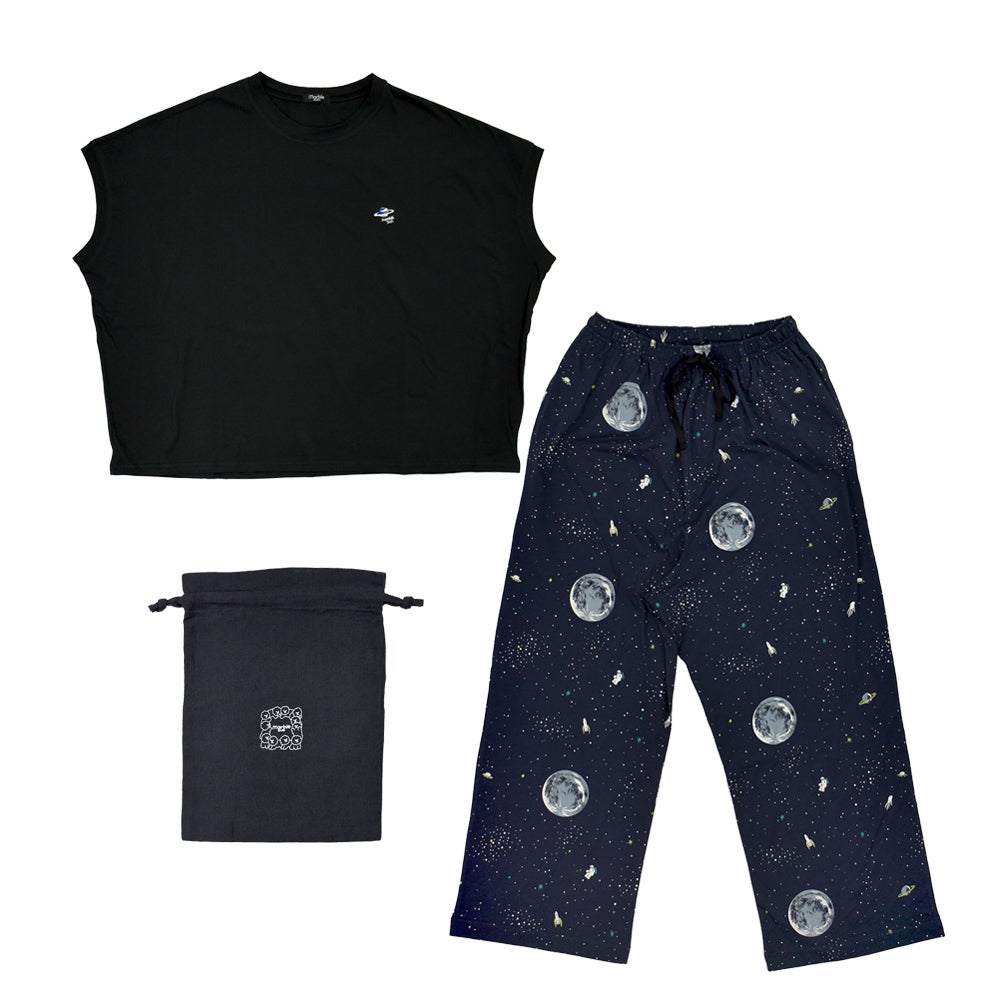 マーブルシュッド (marble SUD) Universal Dot デイリーライトセット ホームウエアー 3点セット 07GM085122 59.NVY