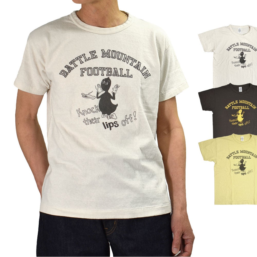 ウエアハウス(WAREHOUSE)Lot 4064 BATTLE MOUNTAIN 半袖プリントTシャツ セコハン