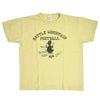 ウエアハウス (WAREHOUSE) Lot 4064 BATTLE MOUNTAIN 半袖プリントTシャツ セコハン クリームイエロー
