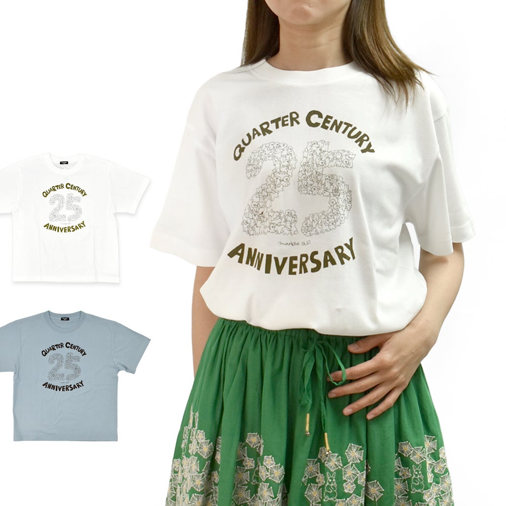 マーブルシュッド (marble SUD) 25th LOTS Tシャツ 半袖プリントTシャツ アニバーサリーTシャツ 01GM003183