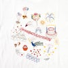 マーブルシュッド (marble SUD) EMB congratulations Tシャツ 刺繍半袖Tシャツ アニバーサリーTシャツ 01GM020170