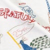 マーブルシュッド (marble SUD) EMB congratulations Tシャツ 刺繍半袖Tシャツ アニバーサリーTシャツ 01GM020170