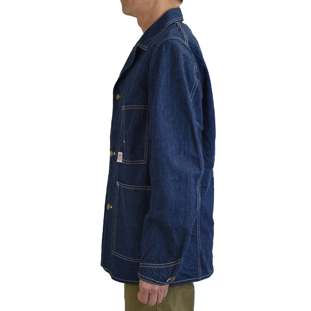 フリーホイーラーズ (FREEWHEELERS) -IRON WHARF- WORK COAT Original 9.5oz Indigo Denim デニムカバーオール 2621003