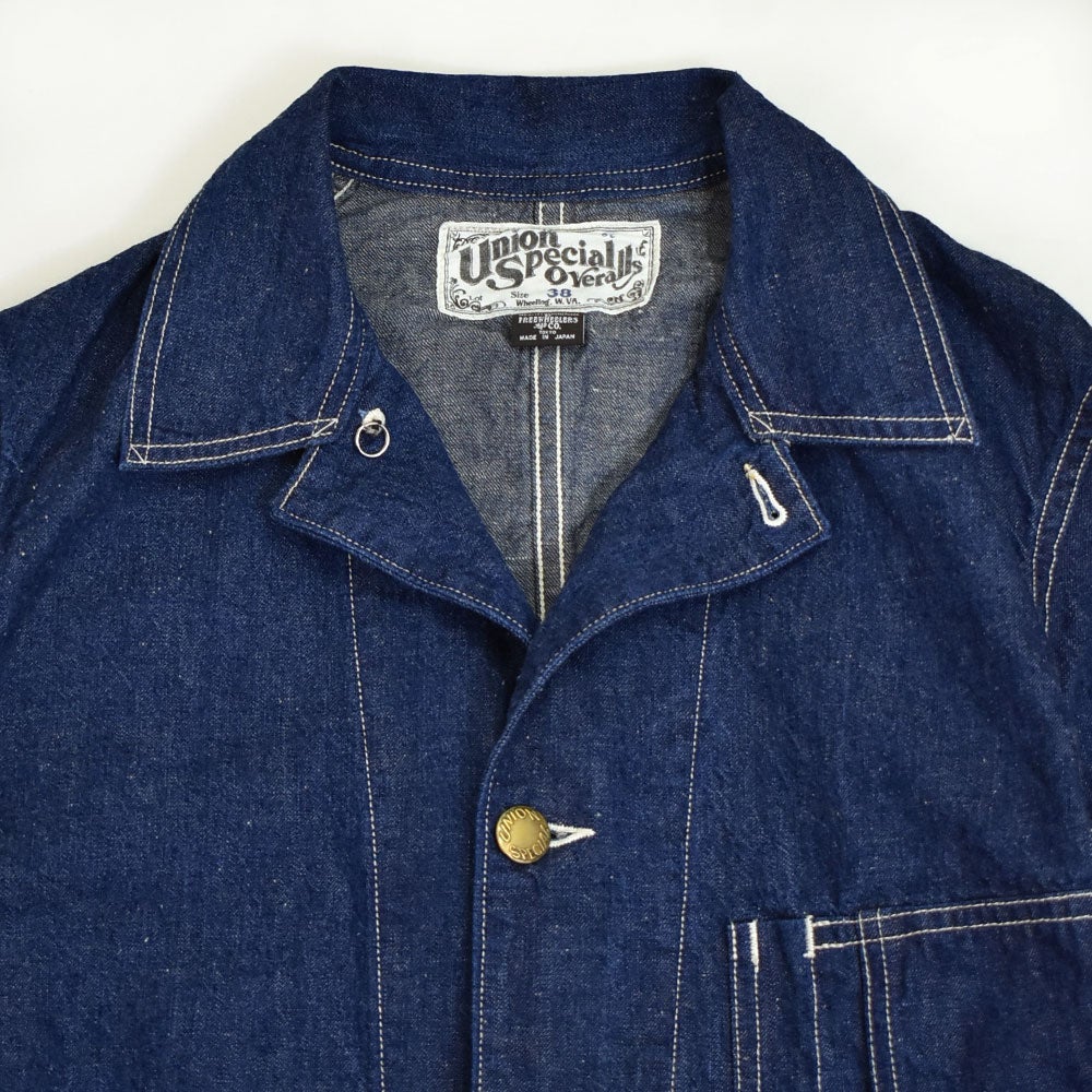 フリーホイーラーズ (FREEWHEELERS) -IRON WHARF- WORK COAT Original 9.5oz Indigo Denim デニムカバーオール 2621003
