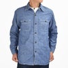 フリーホイーラーズ (FREEWHEELERS)<br> -NEAL- SHIRT<br> 1926 STYLE WORK CLOTHING<br> INDIGO CHAMBRAY<br> ニールシャツ 長袖ワークシャツ シャンブレーシャツ<br> 2613001