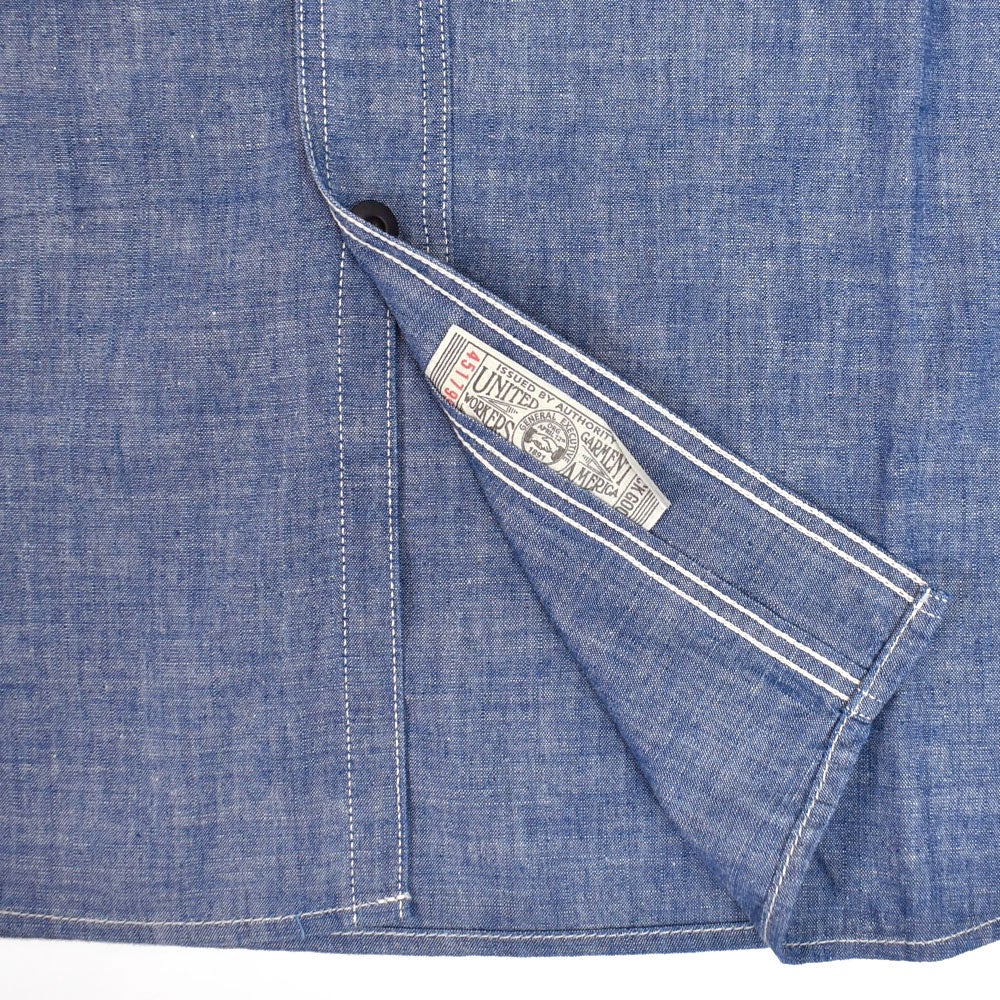 フリーホイーラーズ (FREEWHEELERS)<br> -NEAL- SHIRT<br> 1926 STYLE WORK CLOTHING<br> INDIGO CHAMBRAY<br> ニールシャツ 長袖ワークシャツ シャンブレーシャツ<br> 2613001