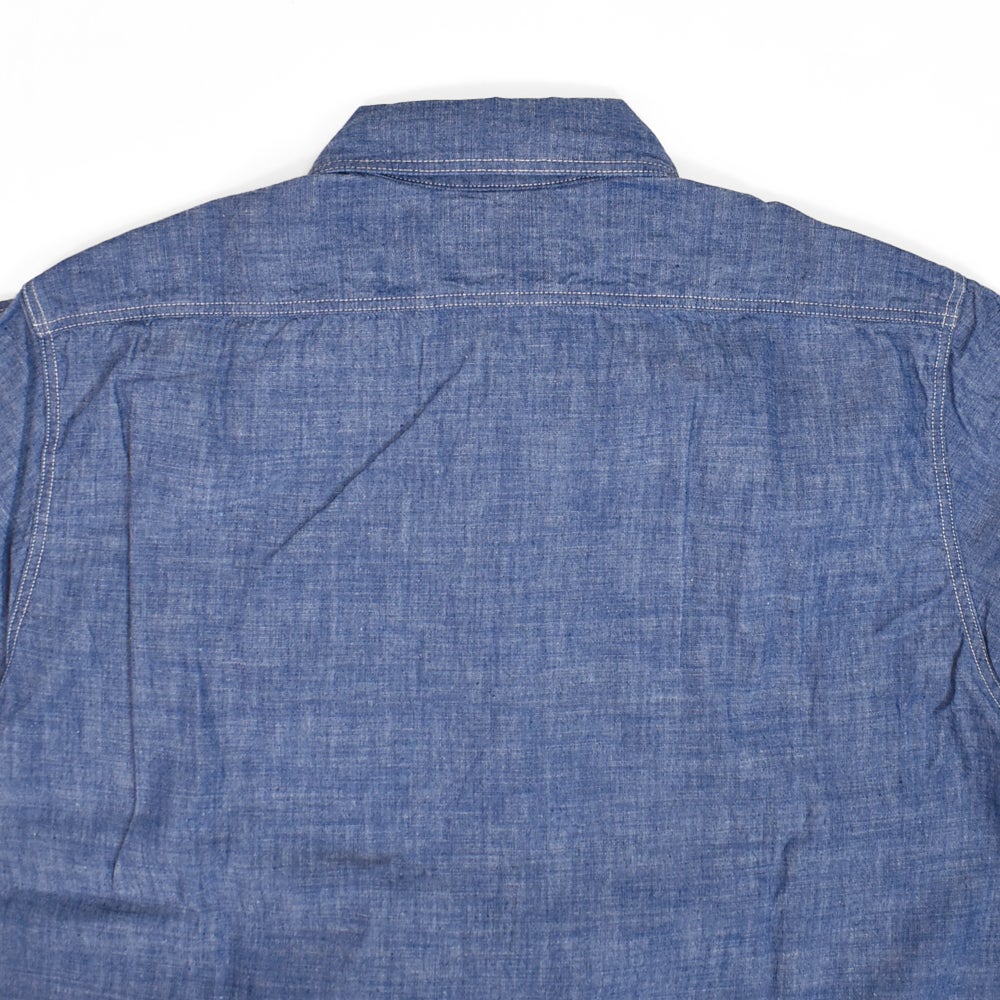 フリーホイーラーズ (FREEWHEELERS)<br> -NEAL- SHIRT<br> 1926 STYLE WORK CLOTHING<br> INDIGO CHAMBRAY<br> ニールシャツ 長袖ワークシャツ シャンブレーシャツ<br> 2613001