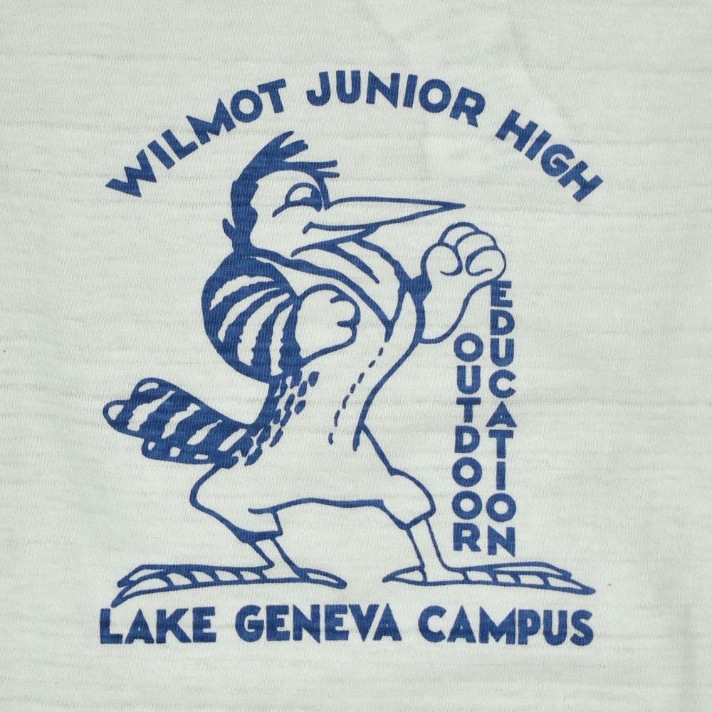 ウエアハウス (WAREHOUSE) Lot 4800 7分袖ベースボールT WILMOT JUNIOR HIGH ロンT プリントTシャツ