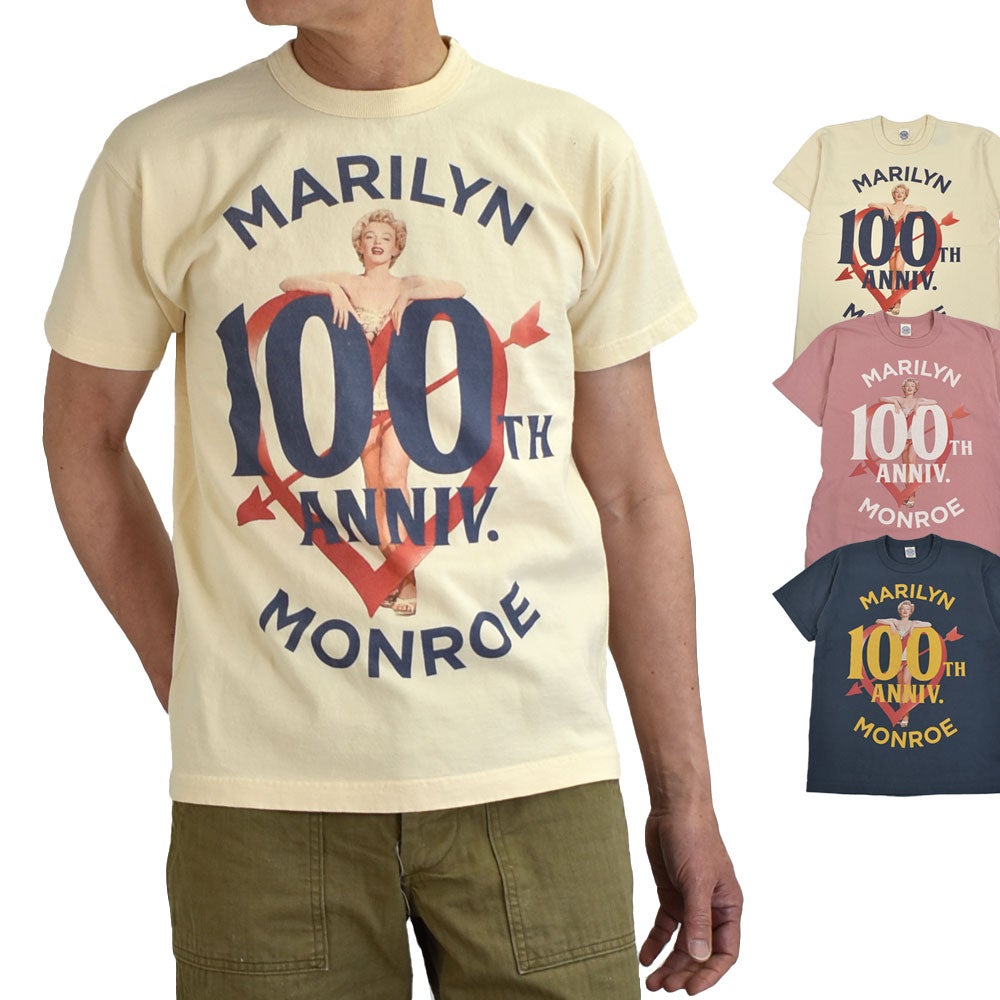 トイズマッコイ (TOYS McCOY) MARILYN MONROE TEE -ARROW SHOT HEART- 半袖プリントTシャツ マリリン・モンロー TMC2621