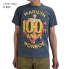 トイズマッコイ (TOYS McCOY) MARILYN MONROE TEE -ARROW SHOT HEART- 半袖プリントTシャツ マリリン・モンロー TMC2621 120.BLUE