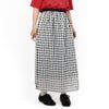 ケレン(KELEN) -WISS- SHEER CHECK STRAIGHT SILHOUETTE SKIRT シアーチェックストレートシルエットスカート チェックスカート LKL26SSK2053