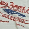 ウエアハウス (WAREHOUSE) Lot 4800 7分袖ベースボールT MAC'S FAMOUS BAR ロンT プリントTシャツ