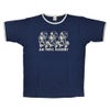 ウエアハウス (WAREHOUSE) Lot 4059 リンガーT AFA 半袖プリントTシャツ ネイビー/クリーム
