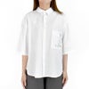 マーブルシュッド (marble SUD) EMB run シャツ 半袖刺繍シャツ ブラウス 05GM073004
