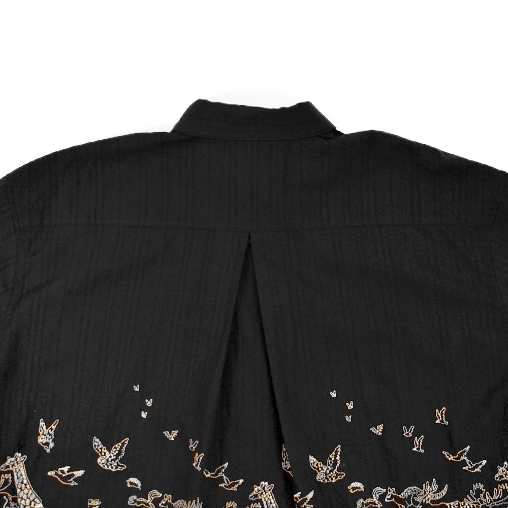 マーブルシュッド (marble SUD) EMB run シャツ 半袖刺繍シャツ ブラウス 05GM073004