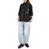 マーブルシュッド (marble SUD) EMB run シャツ 半袖刺繍シャツ ブラウス 05GM073004